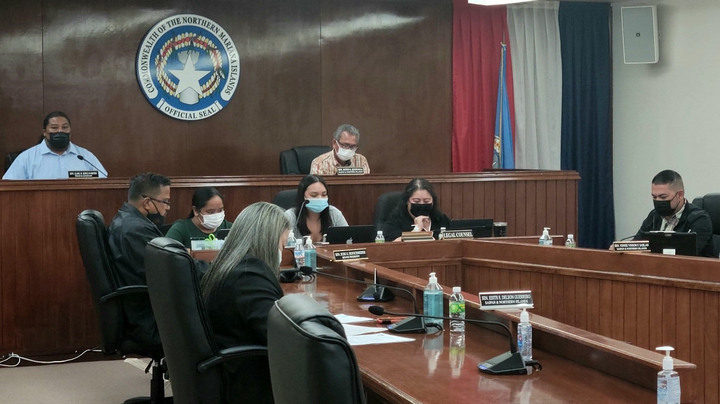 The Senate Committees on Resources, Economic Development, and Programs, and Judiciary Government, Law, and Federal Relations conducted a joint public hearing on Tuesday in the Senate chamber.Photo by K-Andrea Evarose S. Limol