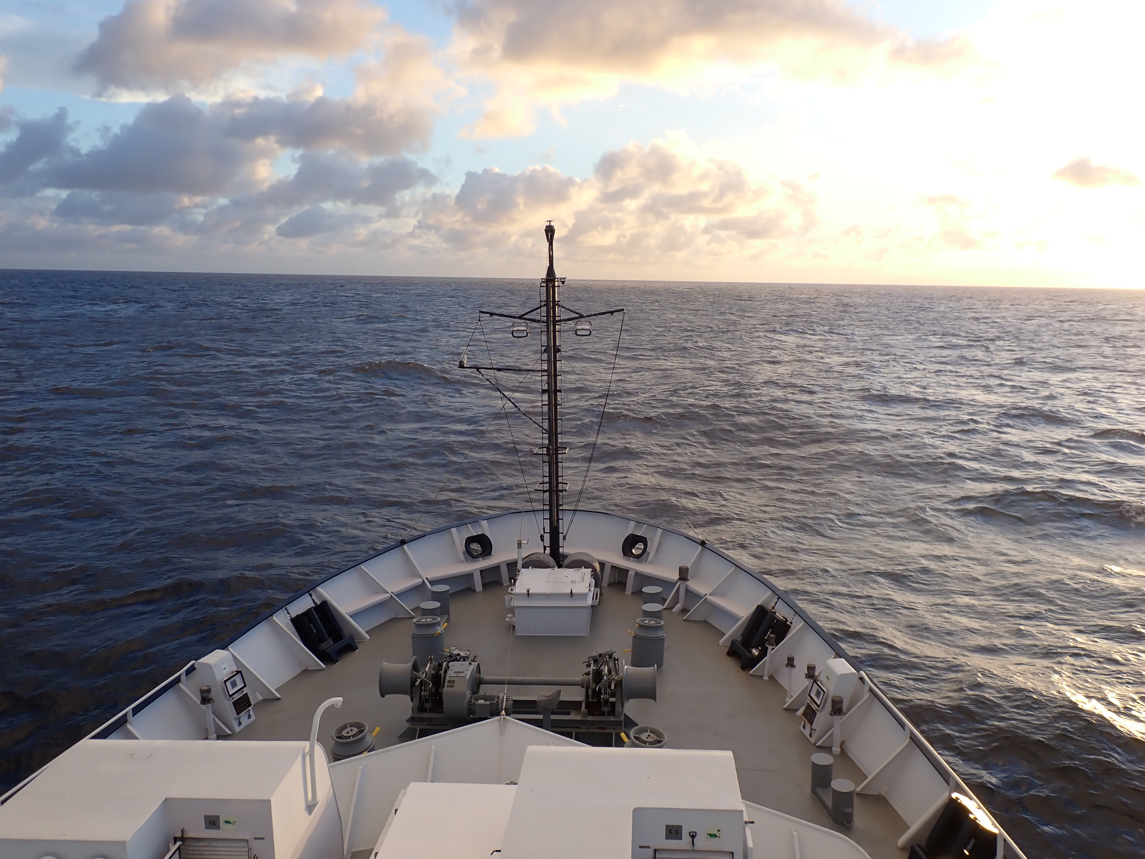 As part of the Artist-at-Sea program, Constance Sartor worked with researchers onboard research vessel Falkor.