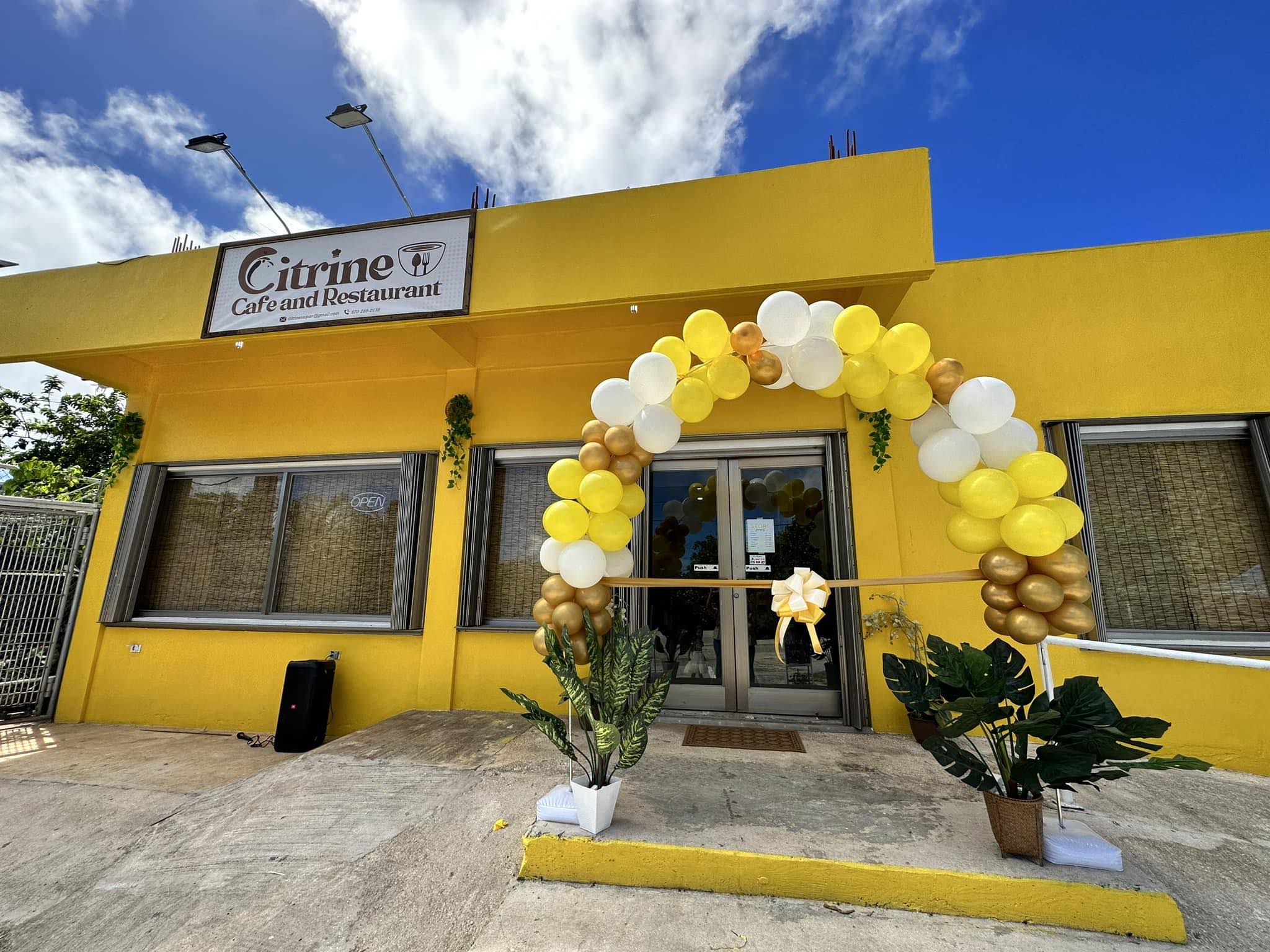 Citrine Café and Restaurant is located in Koblerville, near the Mobil gas station.