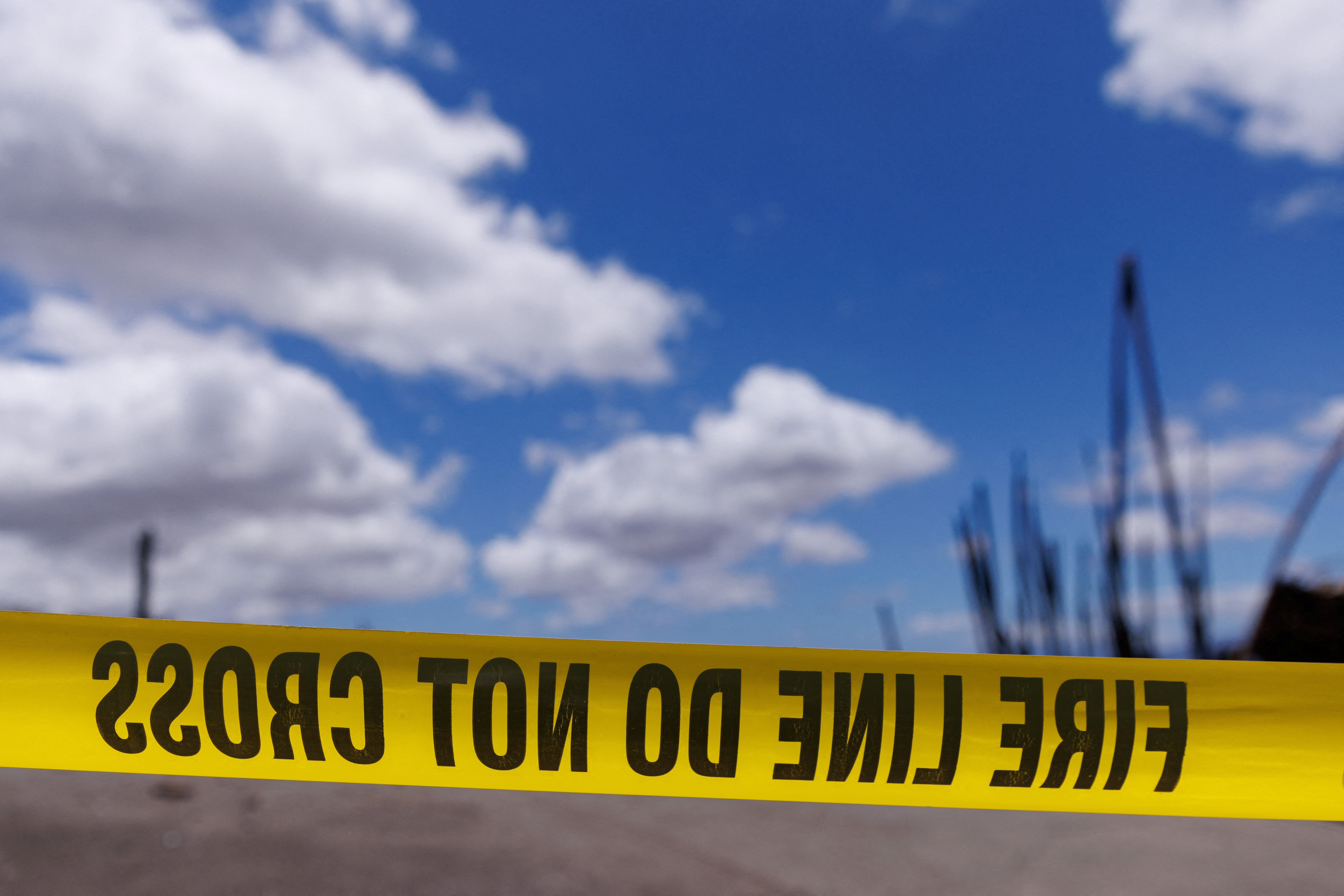 A view of the remains of a residential home after it was destroyed during wildfires, in Kula on Maui island, Hawaii, U.S., August 13, 2023. REUTERS/Mike Blake