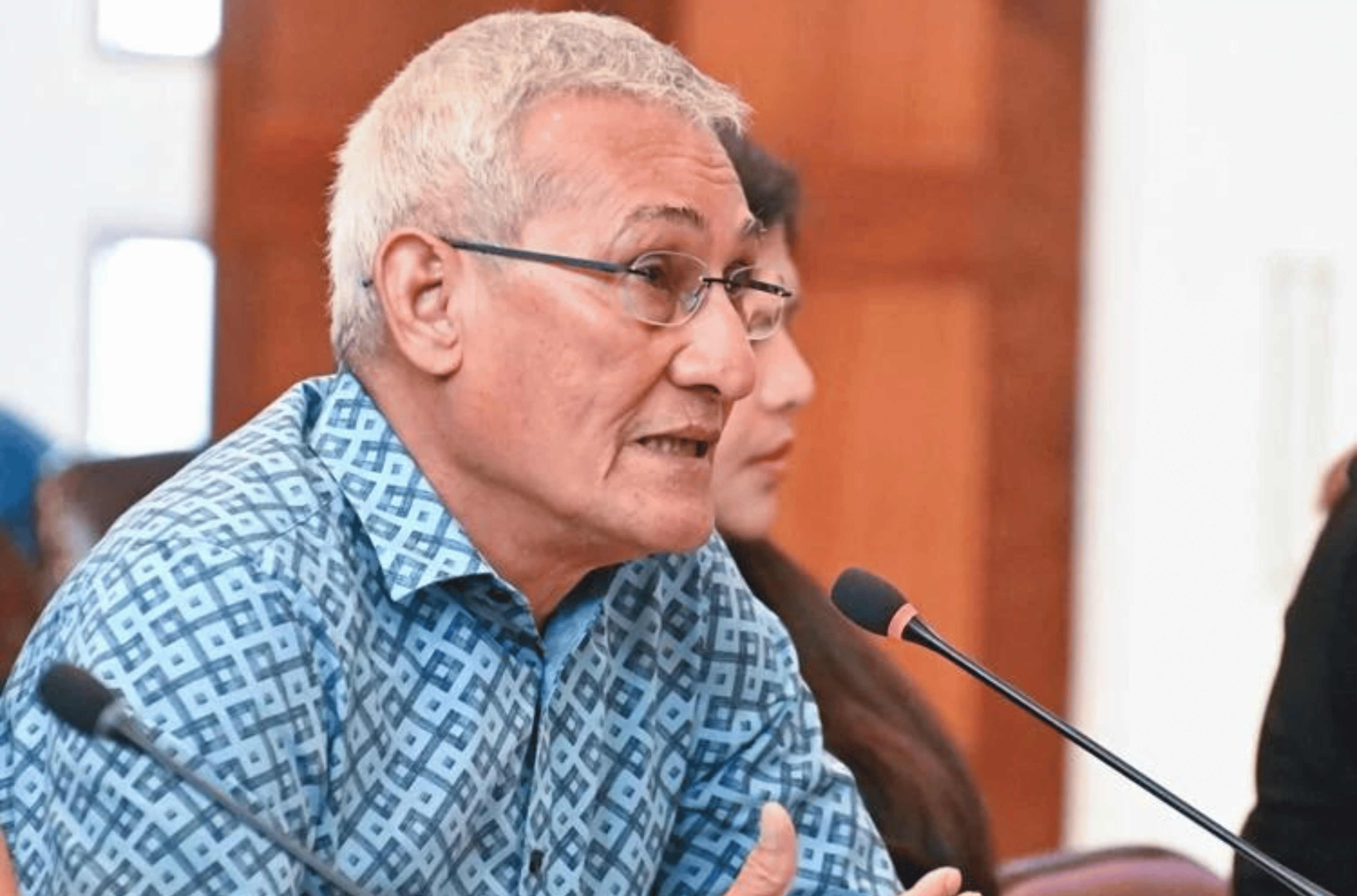 Guam Power Authority General Manager John Benavente answers questions during a hearing on Bill 201-37(COR) which would address issues that Guam Power Authority has been having with a protest that has prevented work on existing diesel generators Wednesday Nov. 22, 2023 in the Public Hearing Room of the Guam Congress Building in Hagåtña. 