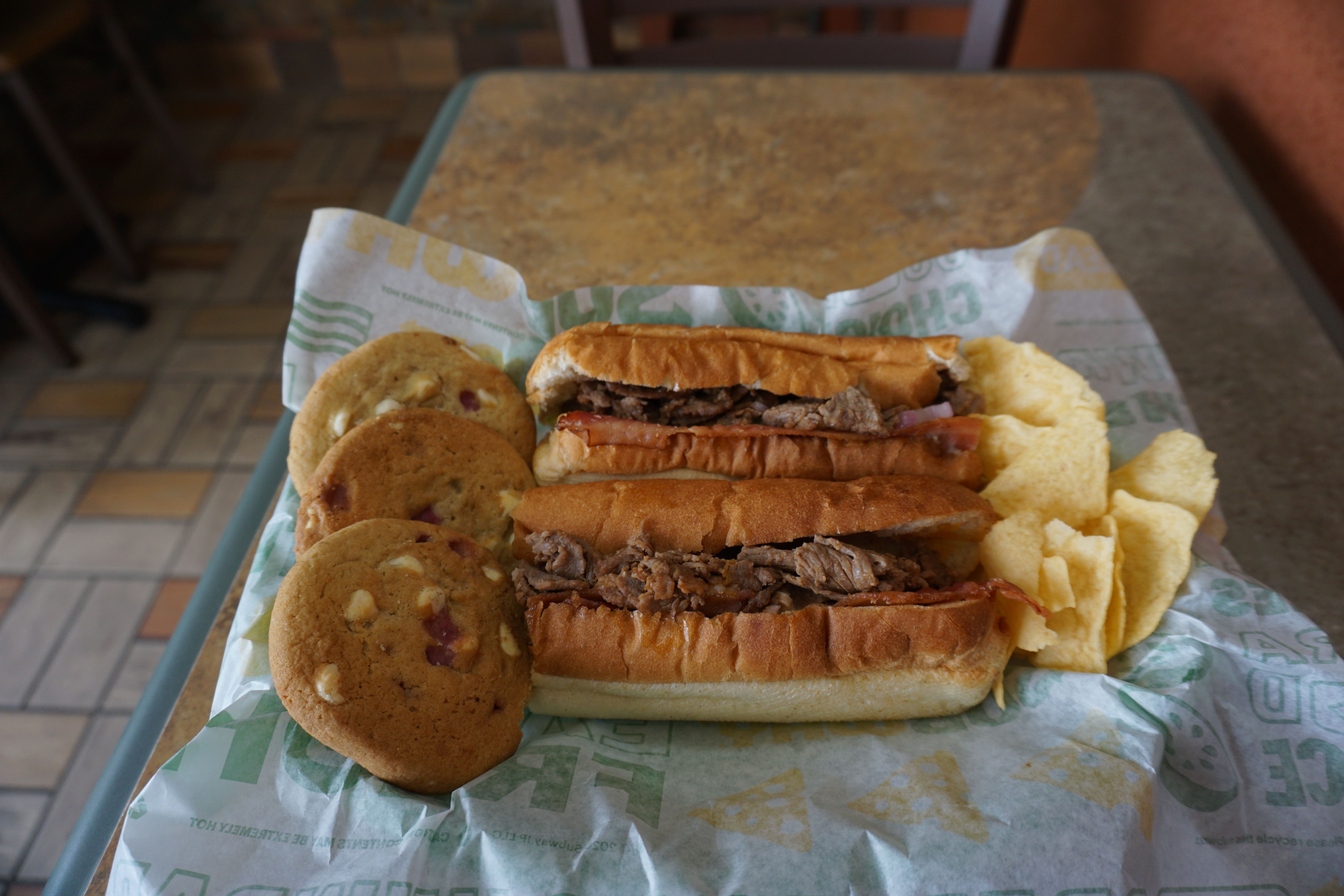 #3 The Monster goes great with cookies, chips, soup or whatever side you enjoy the most at Subway