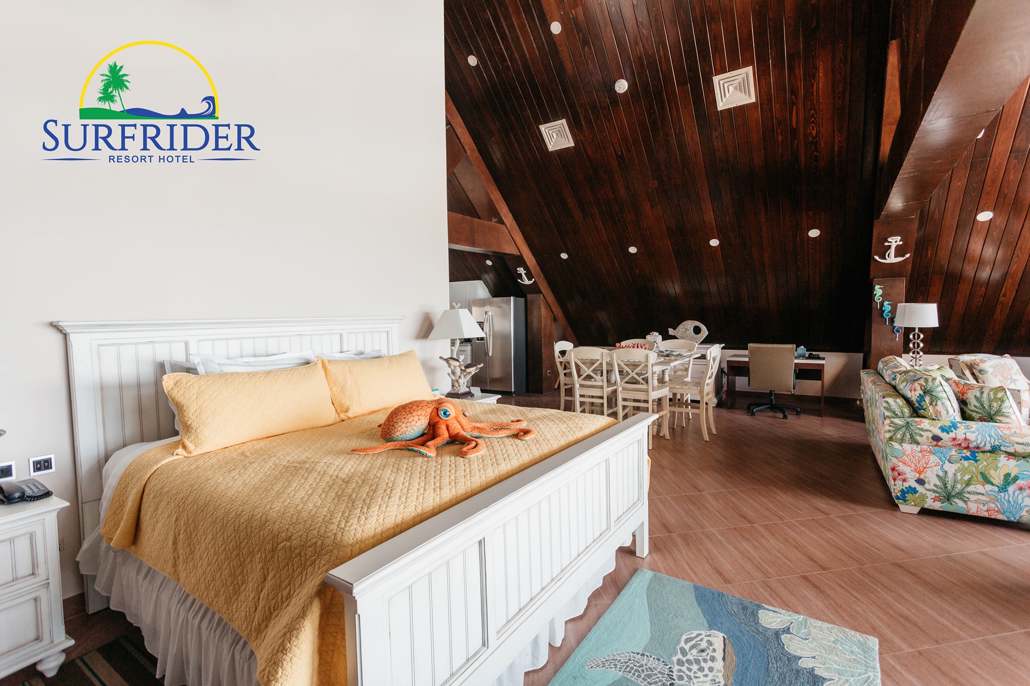The Governor's Suite at Surfrider Resort offers luxurious accommodations and breathtaking views.