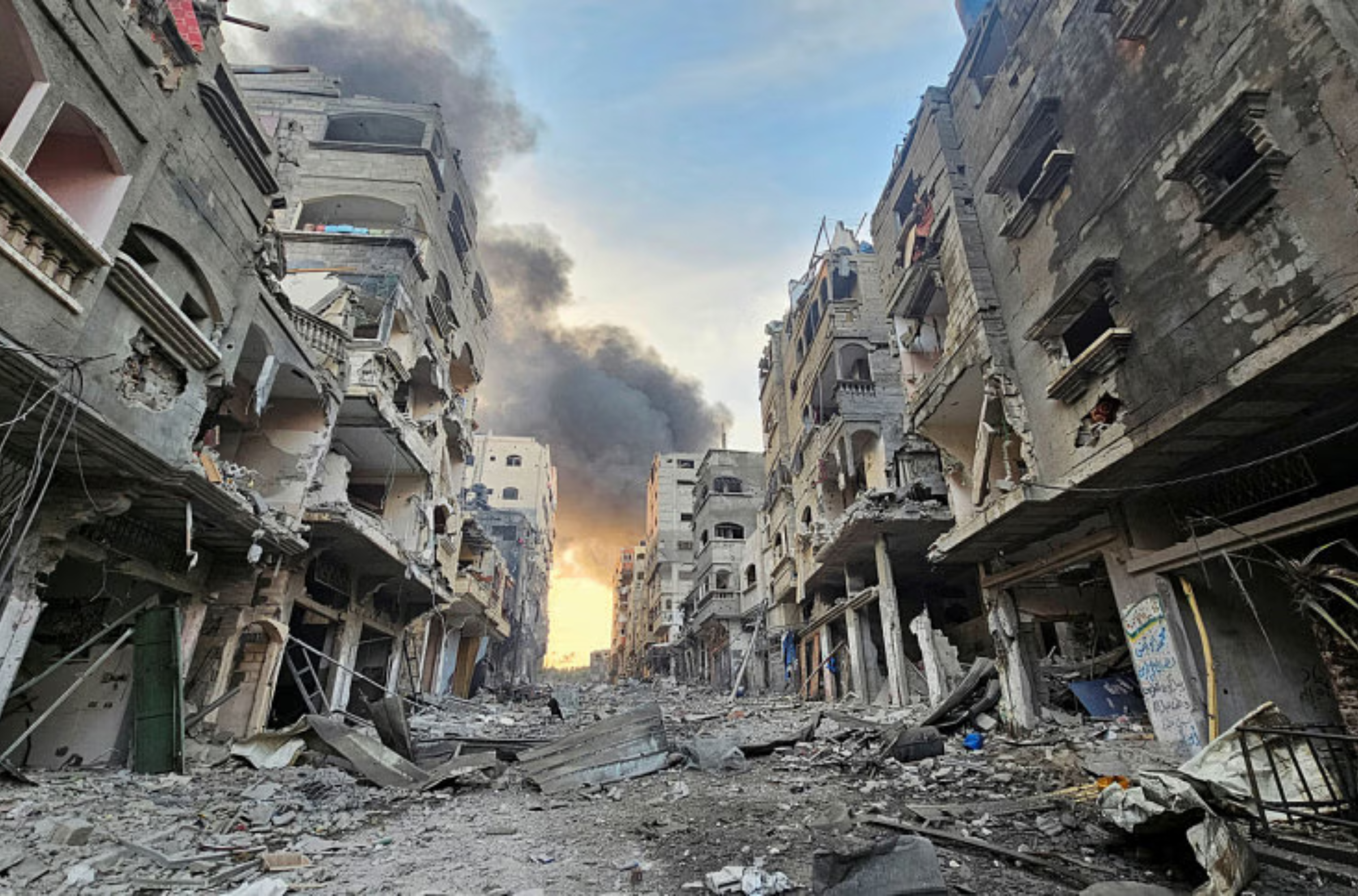 A view shows houses and buildings destroyed in Israeli strikes, in Jabalia in the northern Gaza Strip, Oct. 11, 2023. REUTERS