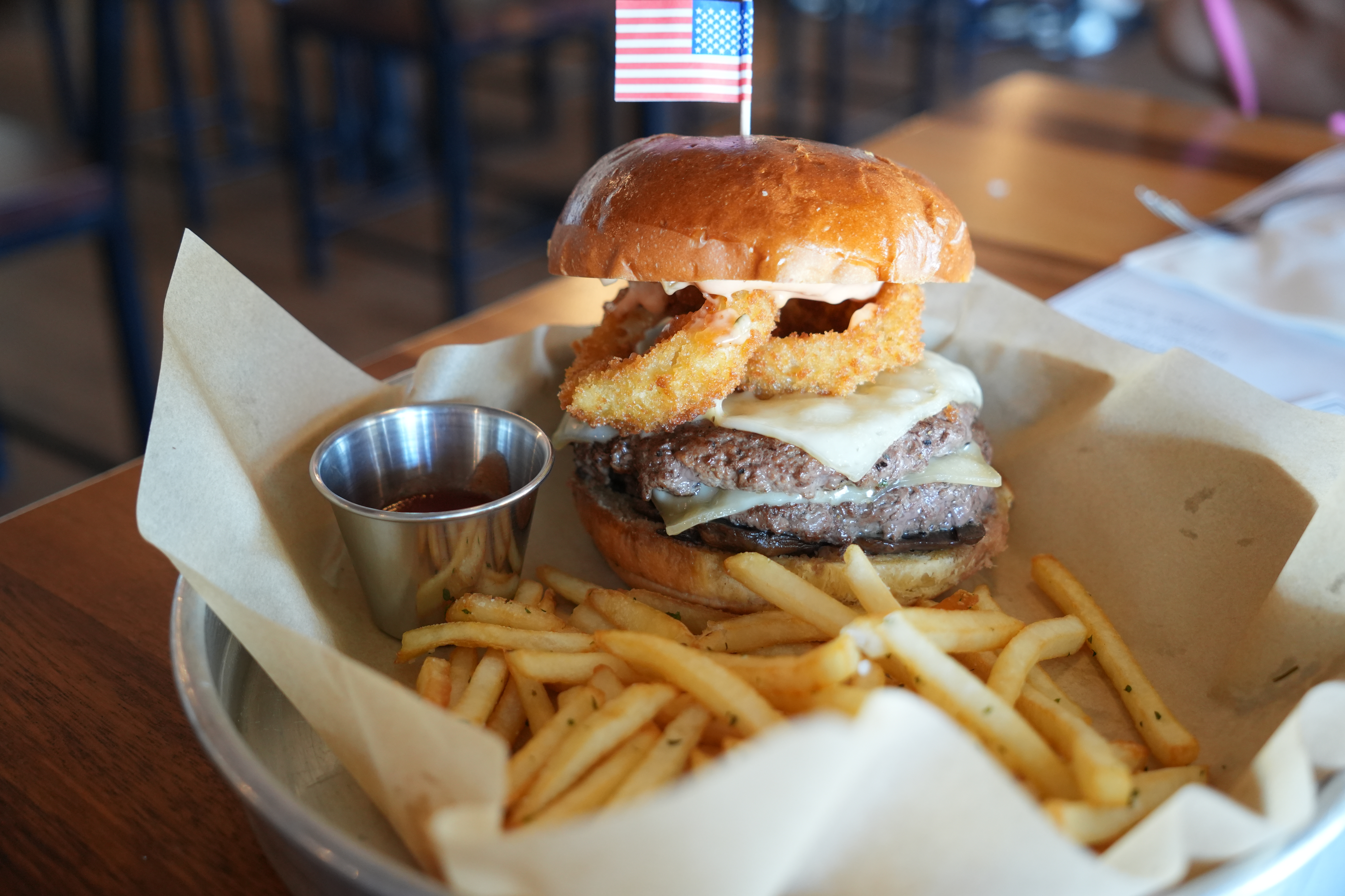 Truffle Mushroom burger