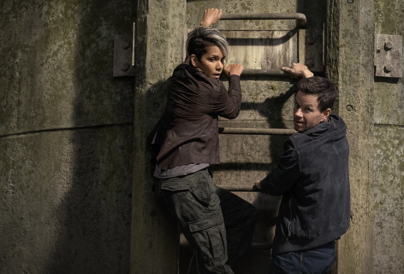 Halle Berry, left, and Mark Wahlberg in a scene from “The Union.”