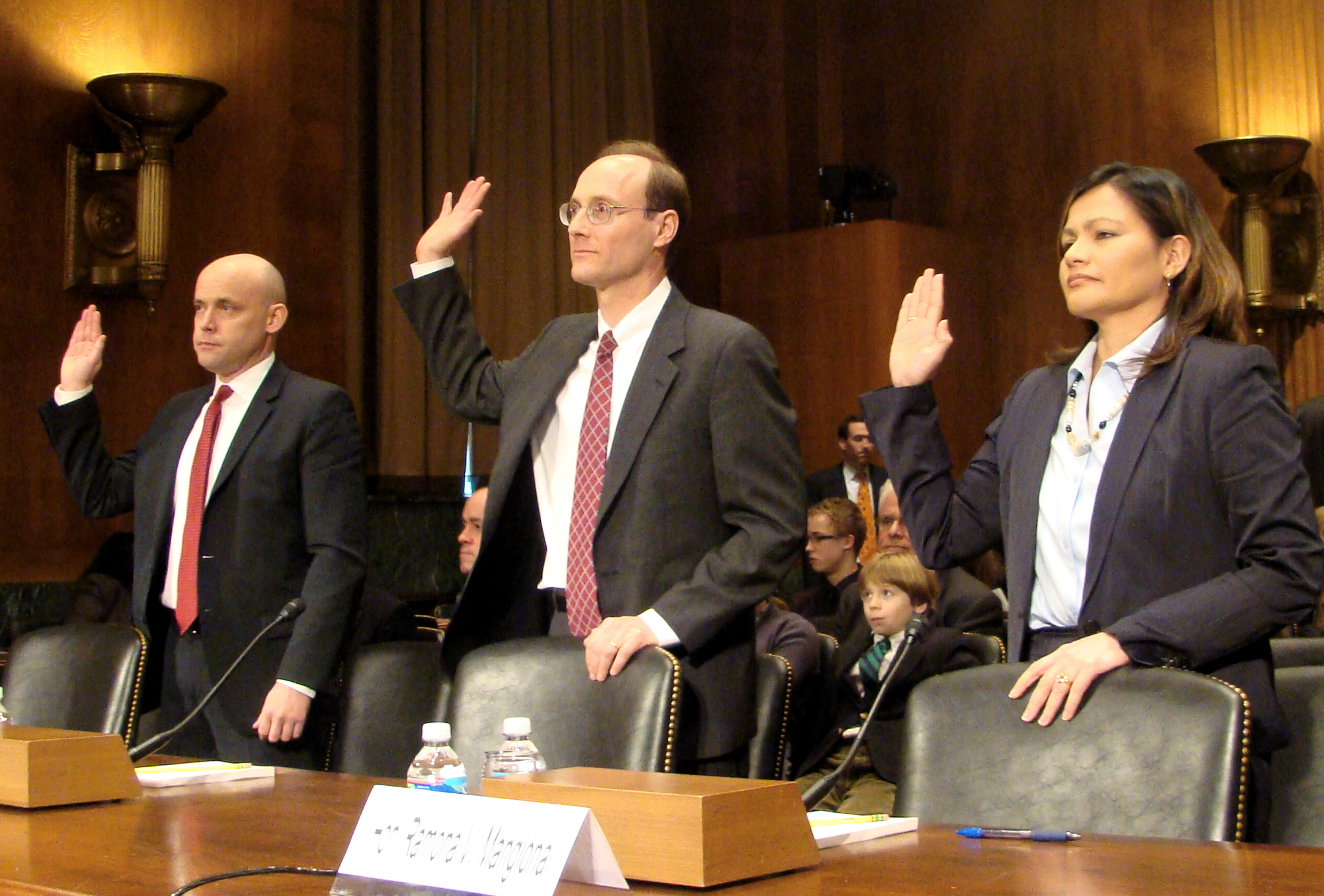 At the table, or on the menu…With humility, but with perseverance Congressman Sablan carved a place for the Marianas now that the islands were represented in Congress. He successfully made the case that in the absence of a U.S. Senator the Marianas Delegate should have responsibility for recommending to the President who should serve the federal judiciary in the Marianas. As a result, an indigenous woman, the Honorable Ramona V. Manglona, was nominated and confirmed, then renominated and confirmed again in 2024. Sablan also understood the power of symbolism, petitioning Speaker Nancy Pelosi to add the seal of the Commonwealth to the ceiling of the House Chamber and the Smithsonian Institution to add the Marianas flag to the display around the American History Museum. And he required by law that wherever in the world the U.S. military had all state flags flying the Marianas flag must fly, too.