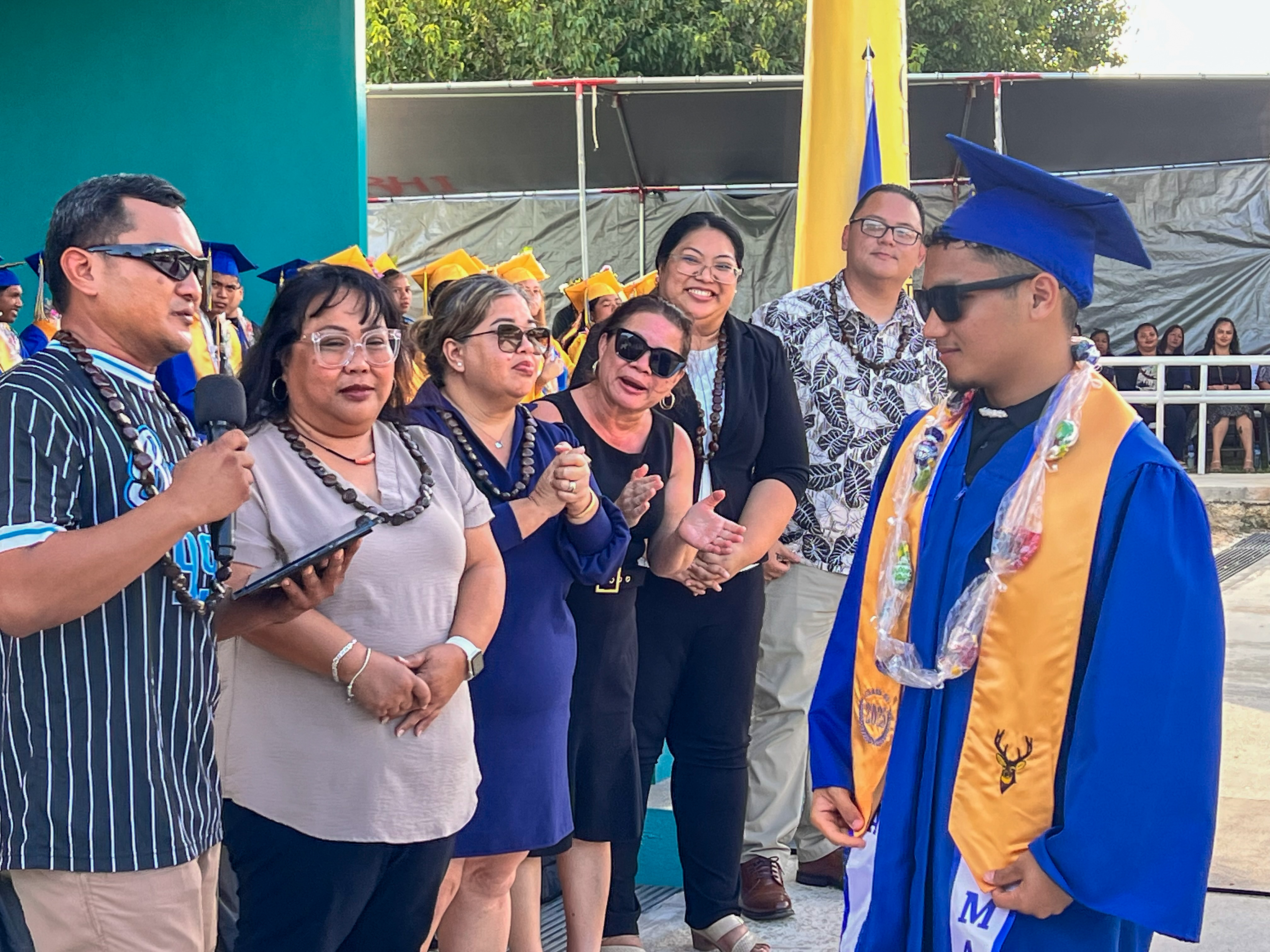 Marcian Patrick Ogo Manglona is the Rota Municipal Council’s Perseverance Award recipient.